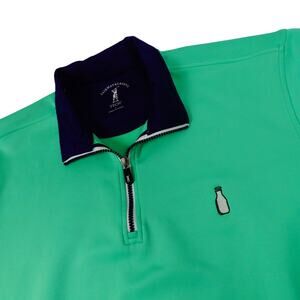 Fairway & Greene Green Quarter-Zip Sweatshirt